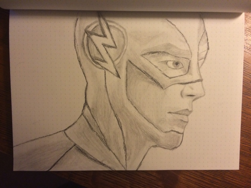 the flash drawing